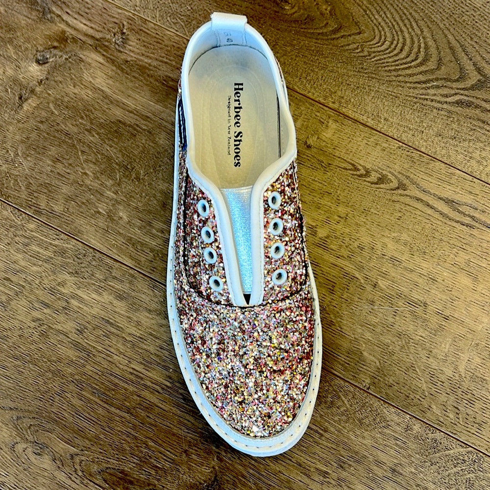 New Multi Glitter Canvas Shoe